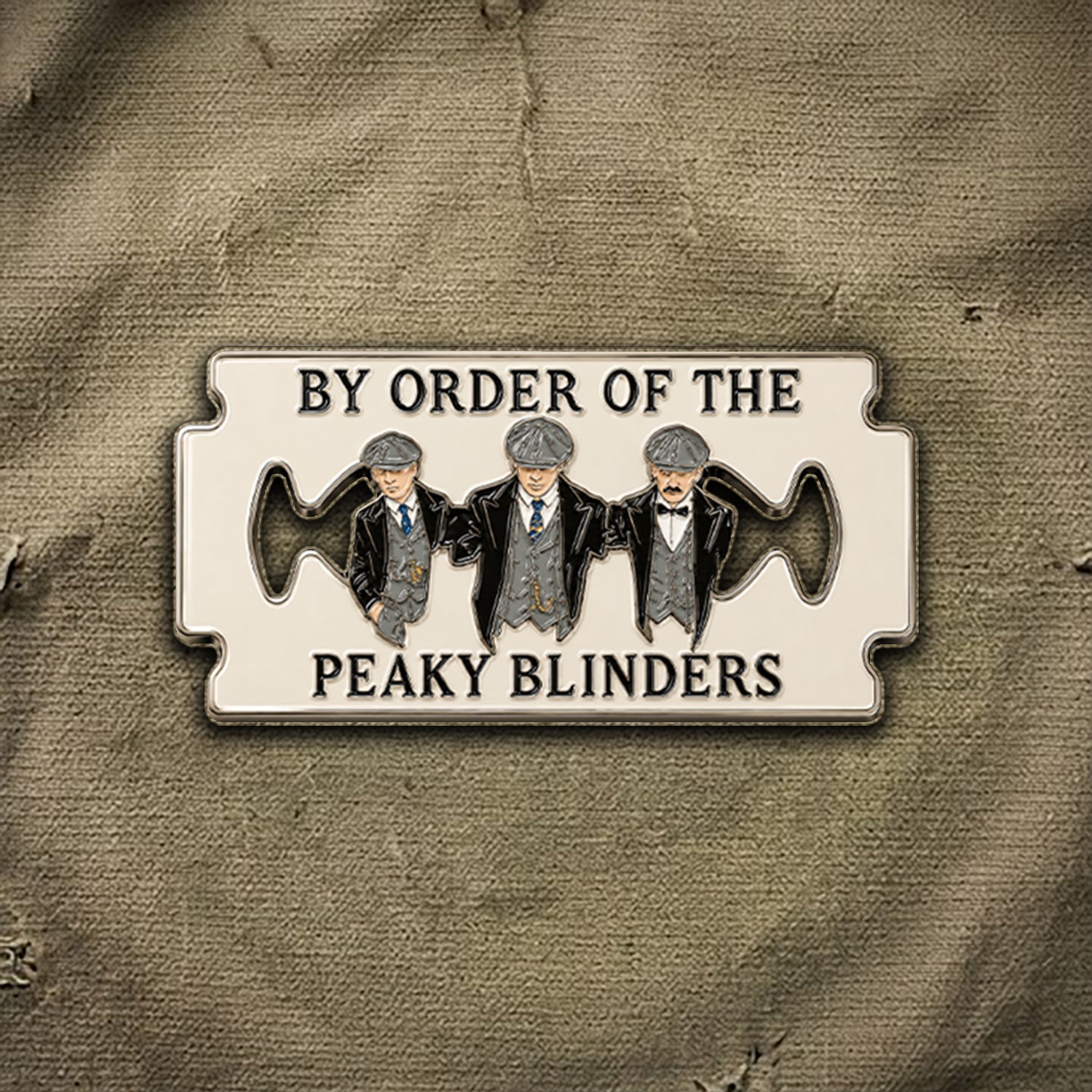 Peaky Blinders Razor Blade Button Pin💋