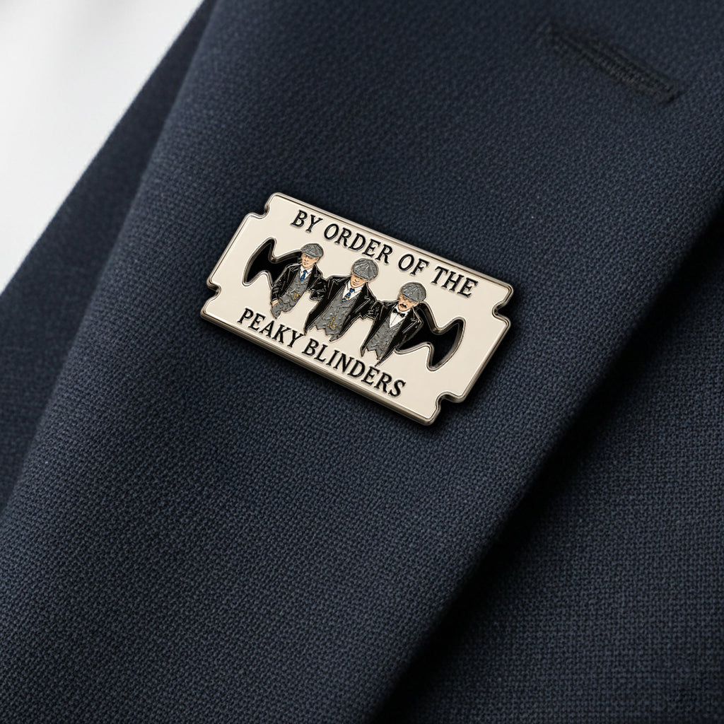 Peaky Blinders Razor Blade Button Pin💋