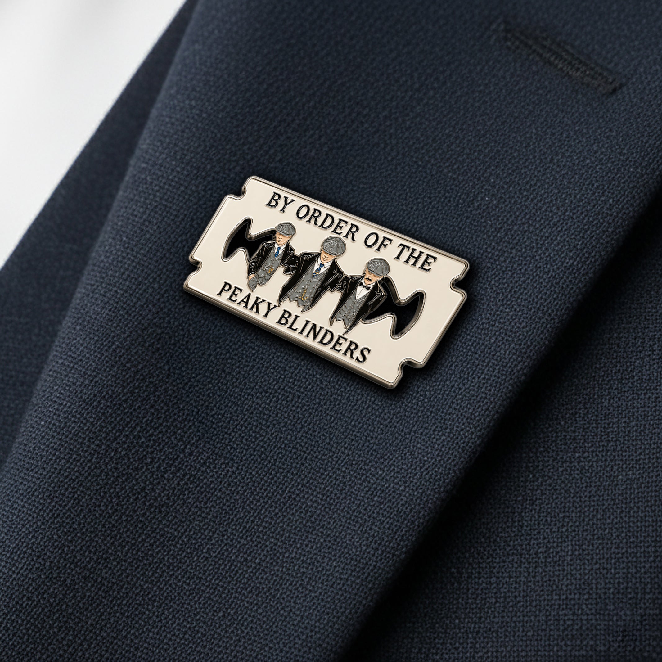Peaky Blinders Razor Blade Button Pin💋