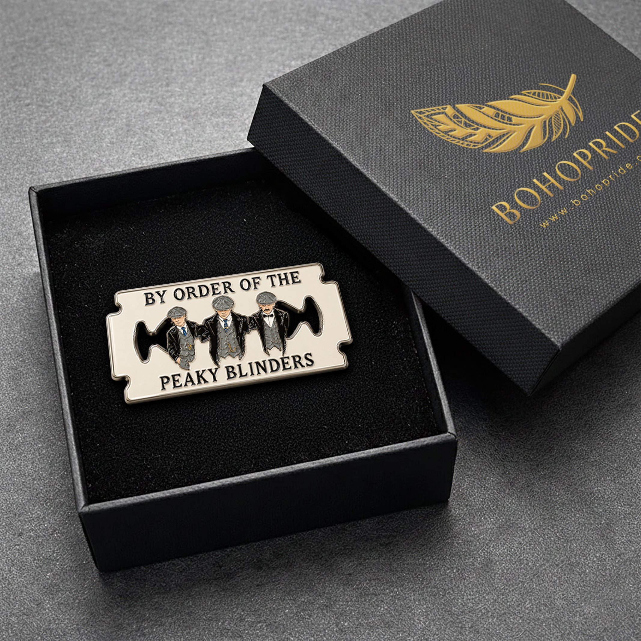 Peaky Blinders Razor Blade Button Pin💋