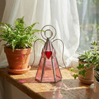 ✨ Guardian Angel Stained Glass Angel Candle Holder💋