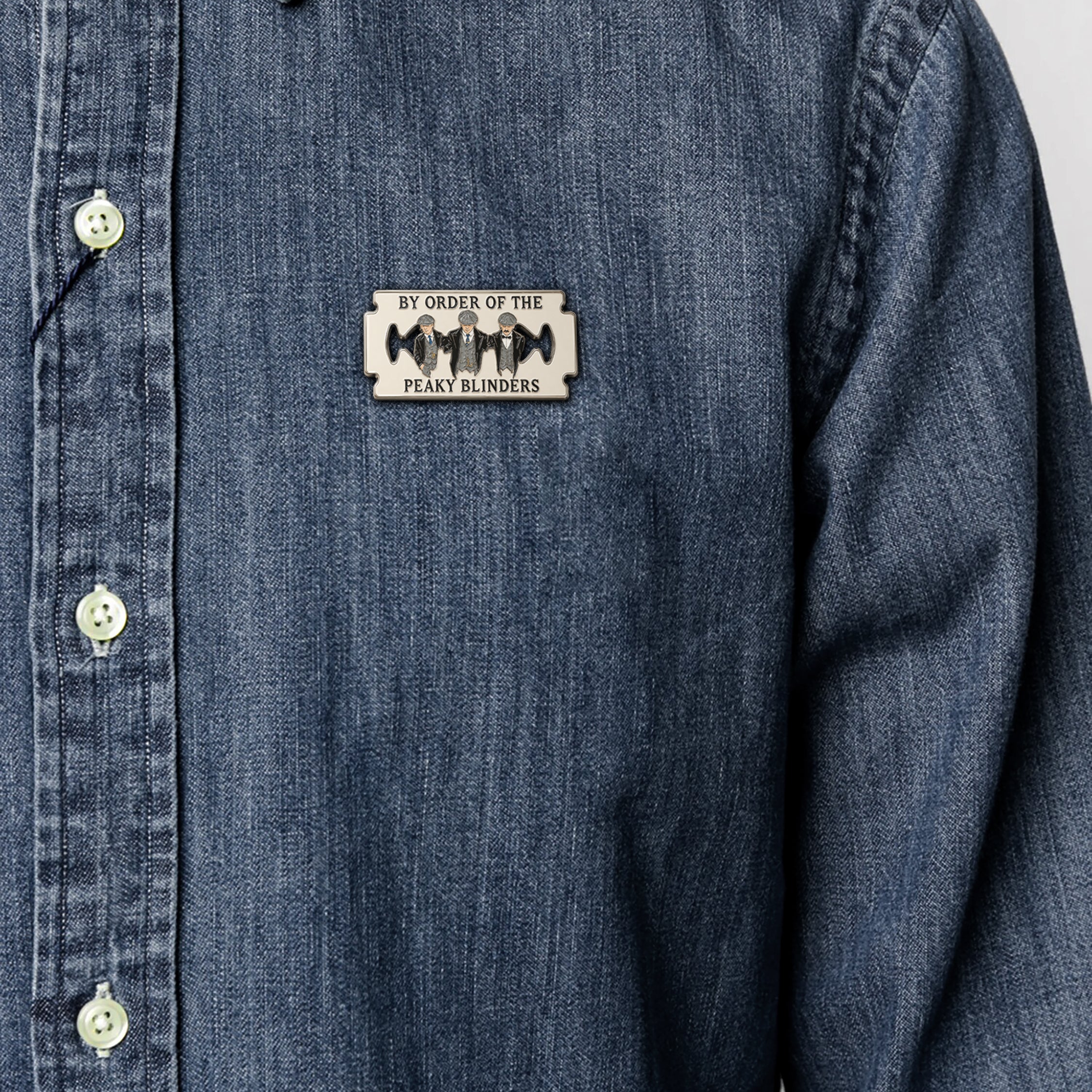 Peaky Blinders Razor Blade Button Pin💋