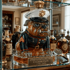 👑 Marine Corps The 250th Anniversary Devil Dog Whiskey Bottle💋