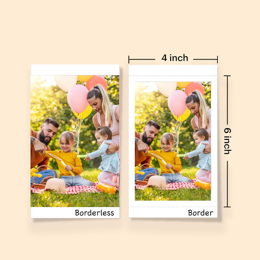 Instant Photo Printer (4x6 inches) + 90 Sheets Bundle💋