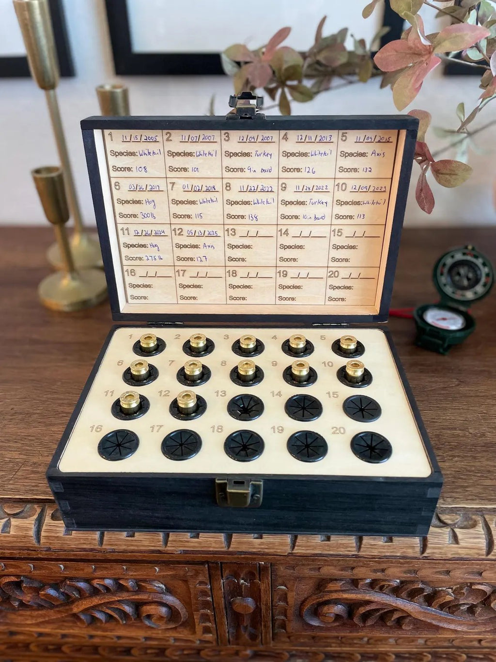 ⏰hours Sale: Save 49%-✨100% Handcrafted Solid Wood Hunting Memory Box (Basic)💋
