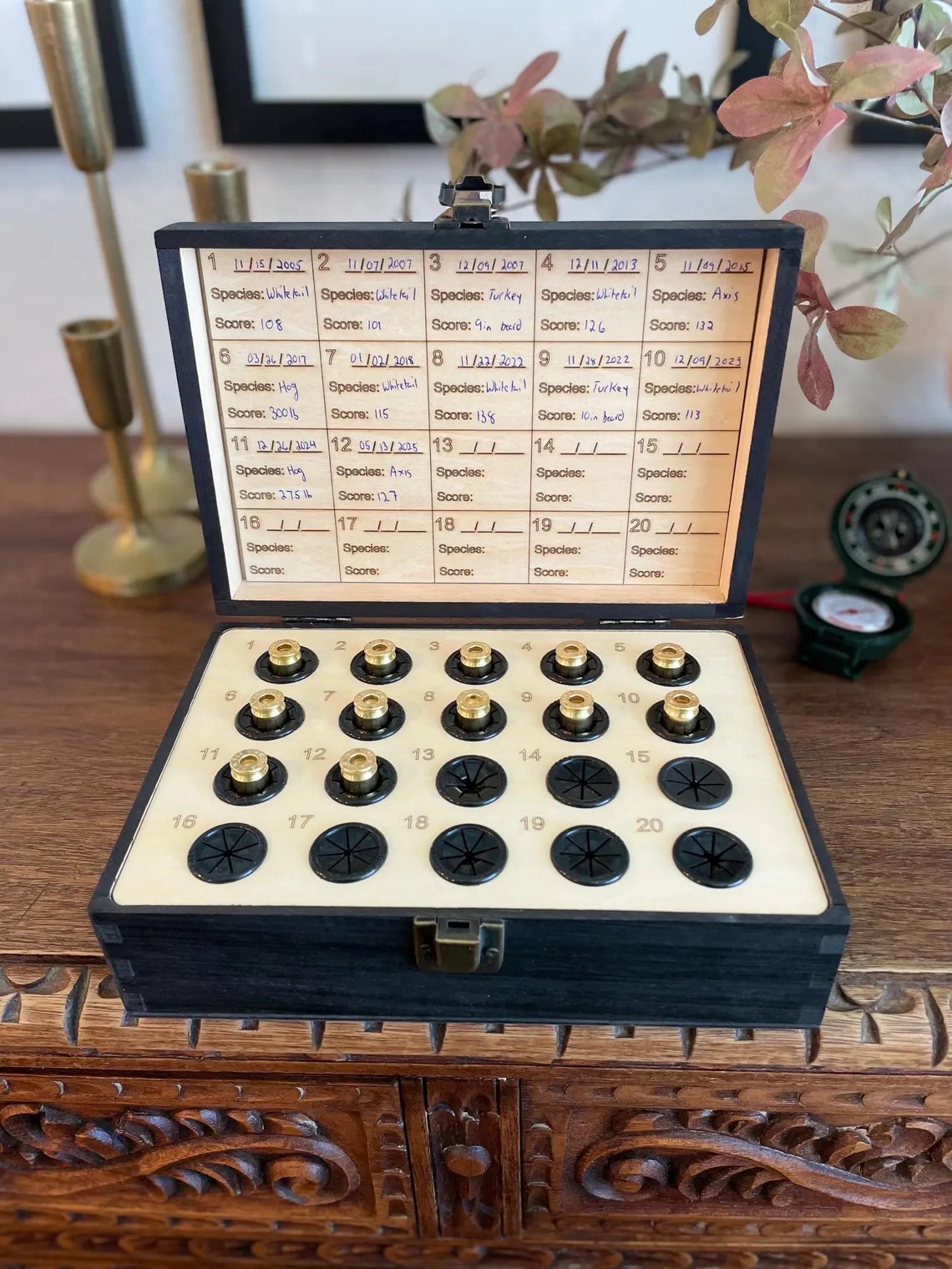 ⏰hours Sale: Save 49%-✨100% Handcrafted Solid Wood Hunting Memory Box (Basic)💋