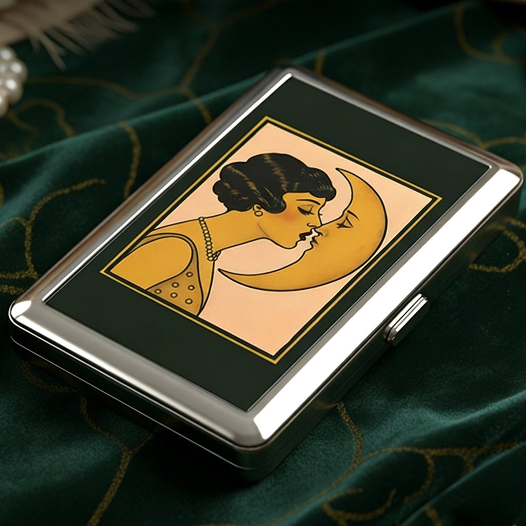 🔥LAST DAY 60% OFF - 👛Vintage Art Deco Versatile Card & Cash Case With RFID Protection🚫💋