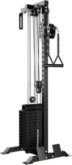 Wall Mount Cable Station, Cable Crossover Machine with Dual Pulley System and 18 Adjustable Positions for Home Gym Fitness Equipment🔥