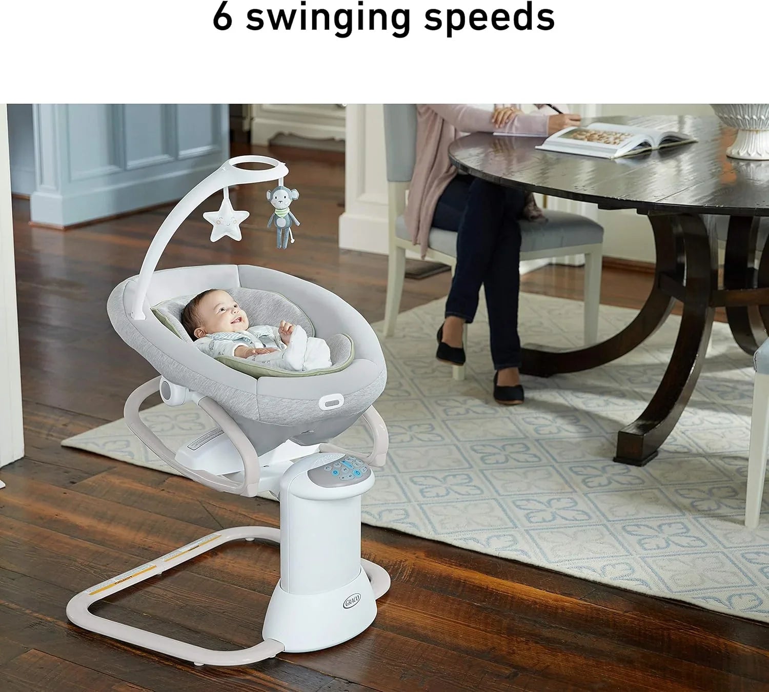 Versatile Baby Swing & Portable Rocker💋