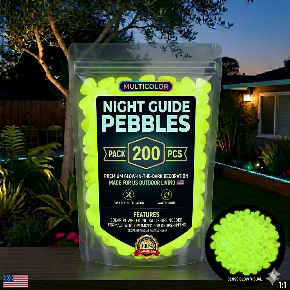 💥LAST DAY SALE 50%OFF💥🌈Colorful Glow-in-the-Dark Garden Stones💋