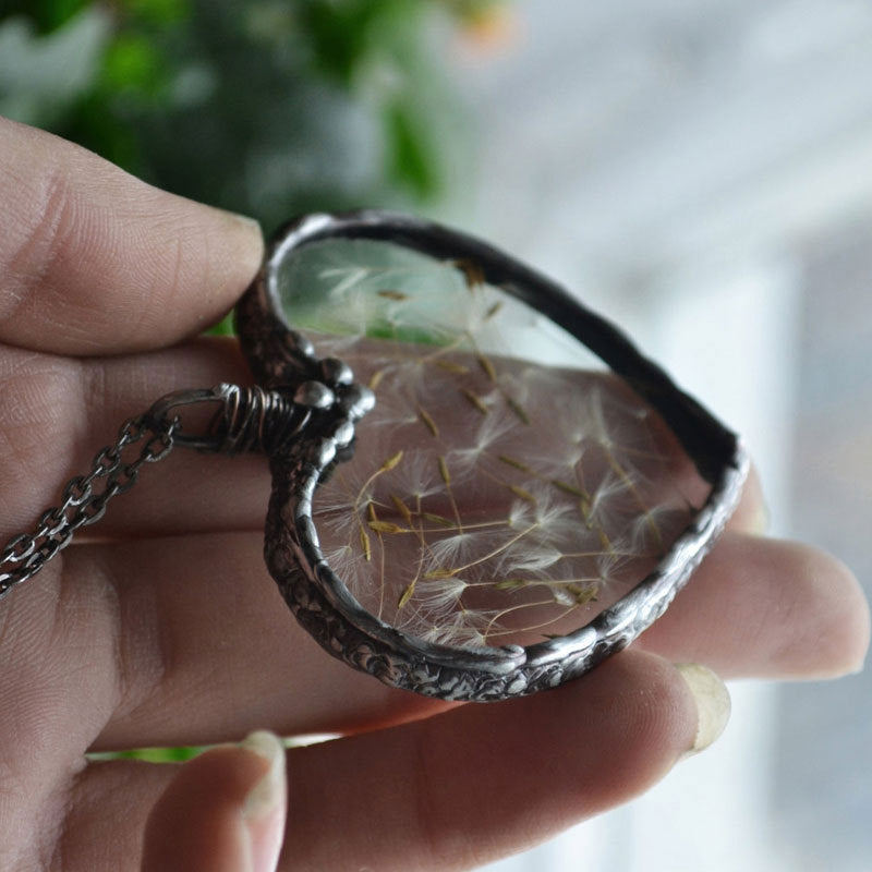 Handmade Dandelion Make-A-Wish Necklace💋