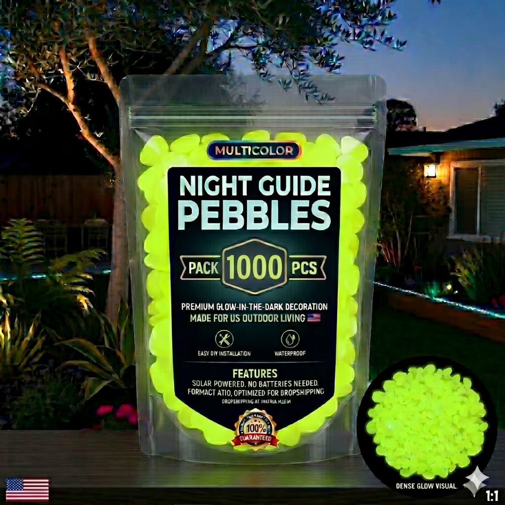 💥LAST DAY SALE 50%OFF💥🌈Colorful Glow-in-the-Dark Garden Stones💋
