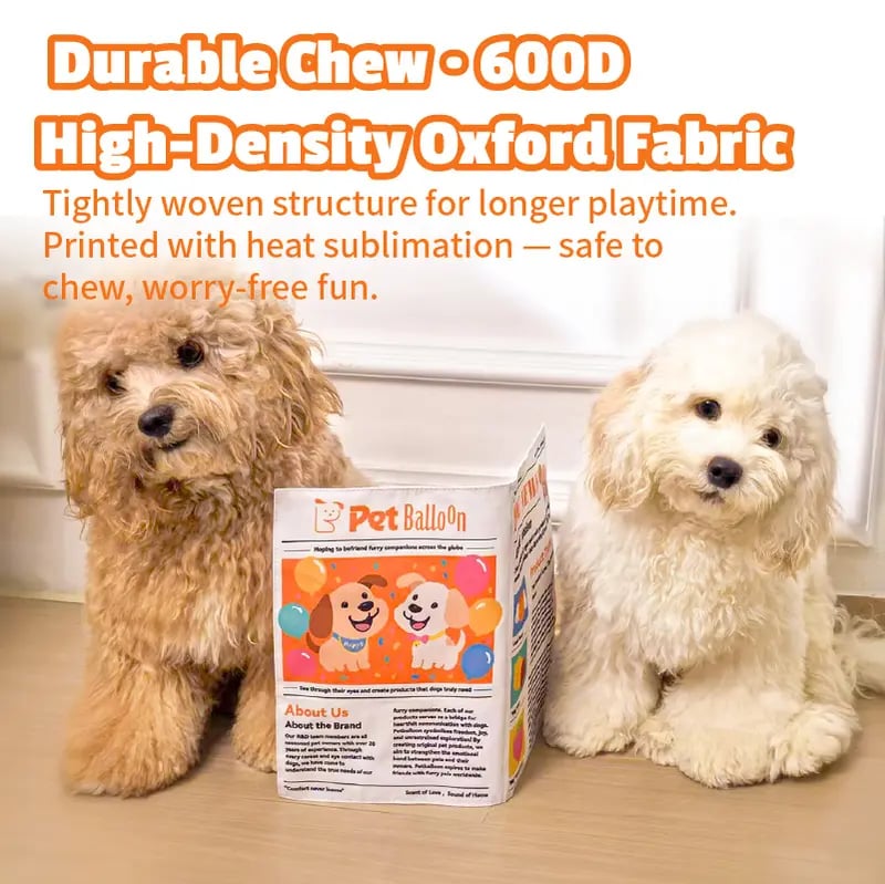 🔥Hot Sale 49% OFF🌟📰 Durable Newspaper Dog Toy💋