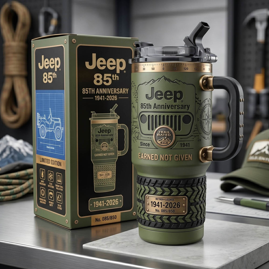 Jeep 85th Anniversary 1941–2026 Limited Edition Tumbler💋