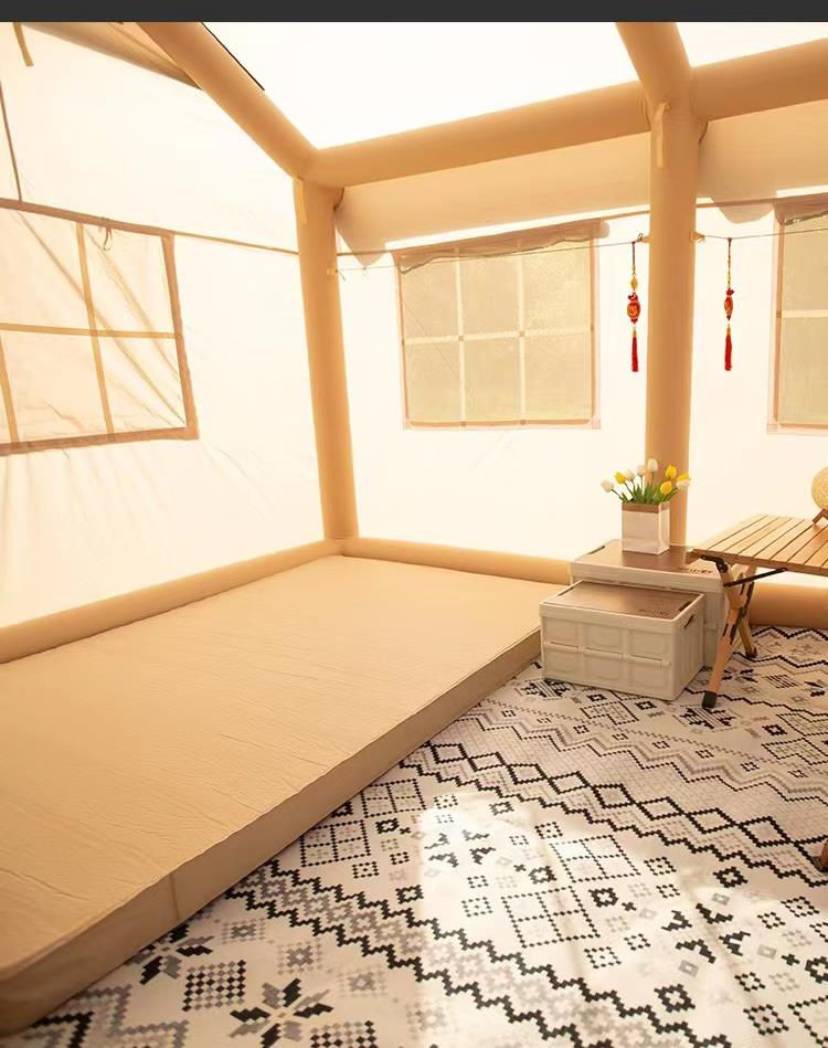 🎉⚡Hot Sale⚡Waterproof Light Weight Oxford Cloth Automatic Inflatable Tent With Camping Equipment💋