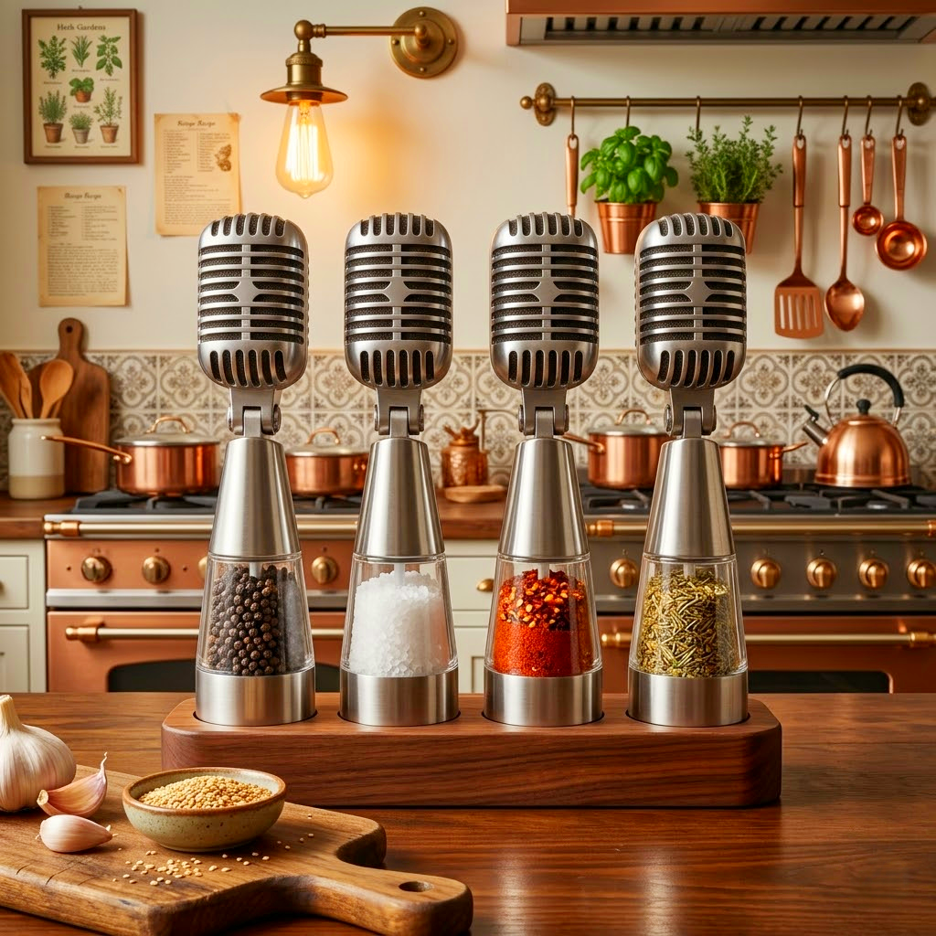 Multi-Functional Microphone Seasoning & Grinder Set💋