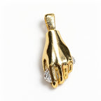 ✨The Hand of Fortune Diamond Pendant – 14K Gold / 925 Sterling Silver💋