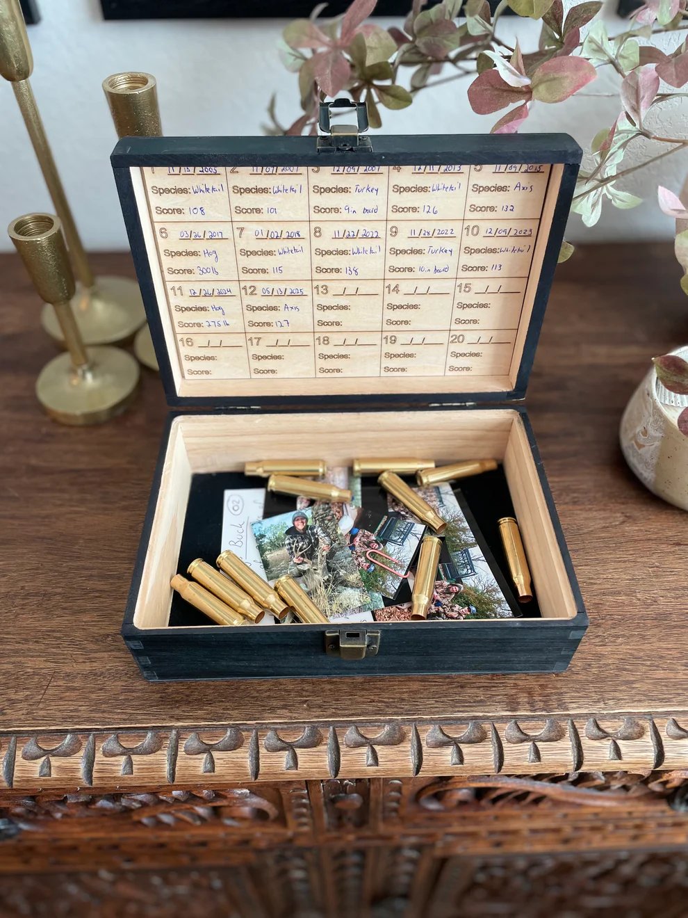 ⏰hours Sale: Save 49%-✨100% Handcrafted Solid Wood Hunting Memory Box (Basic)💋