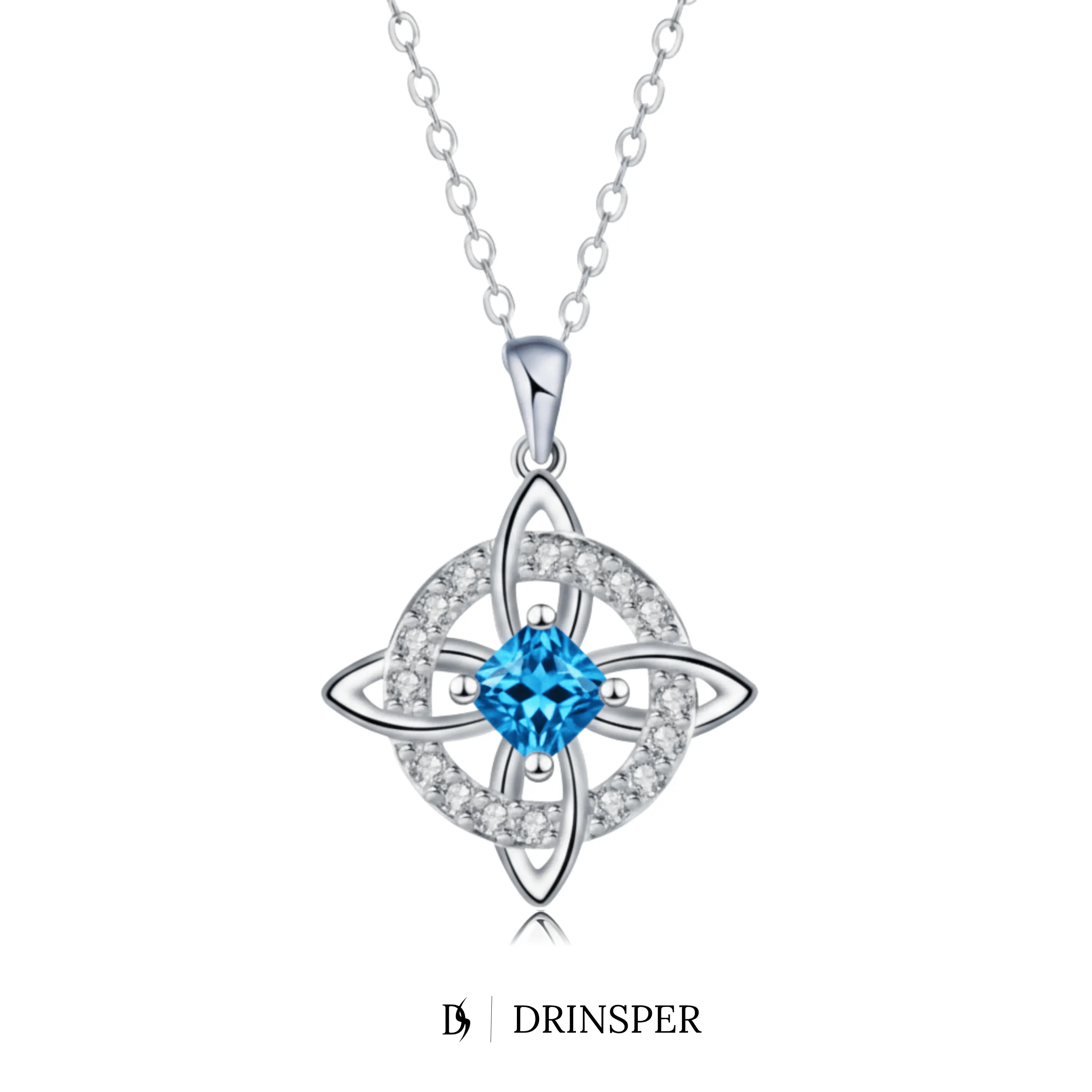 Mystical Birthstone Witches Knot Necklace – Natural Crystal🔮💞Protect Your Loved Ones💋
