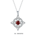 Mystical Birthstone Witches Knot Necklace – Natural Crystal🔮💞Protect Your Loved Ones💋