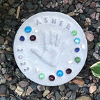 DIY Handprint & Footprint Stepping Stone Kit — Create Personalized Keepsakes & Garden Decor💋